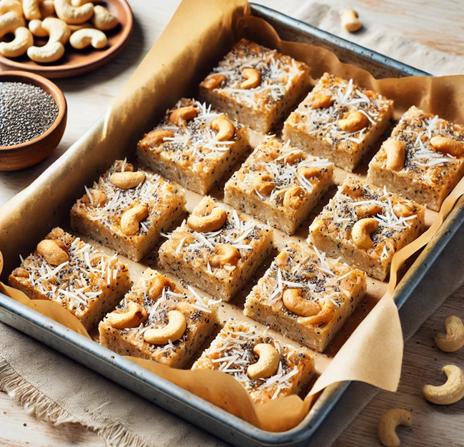 Chia Coconut Bars